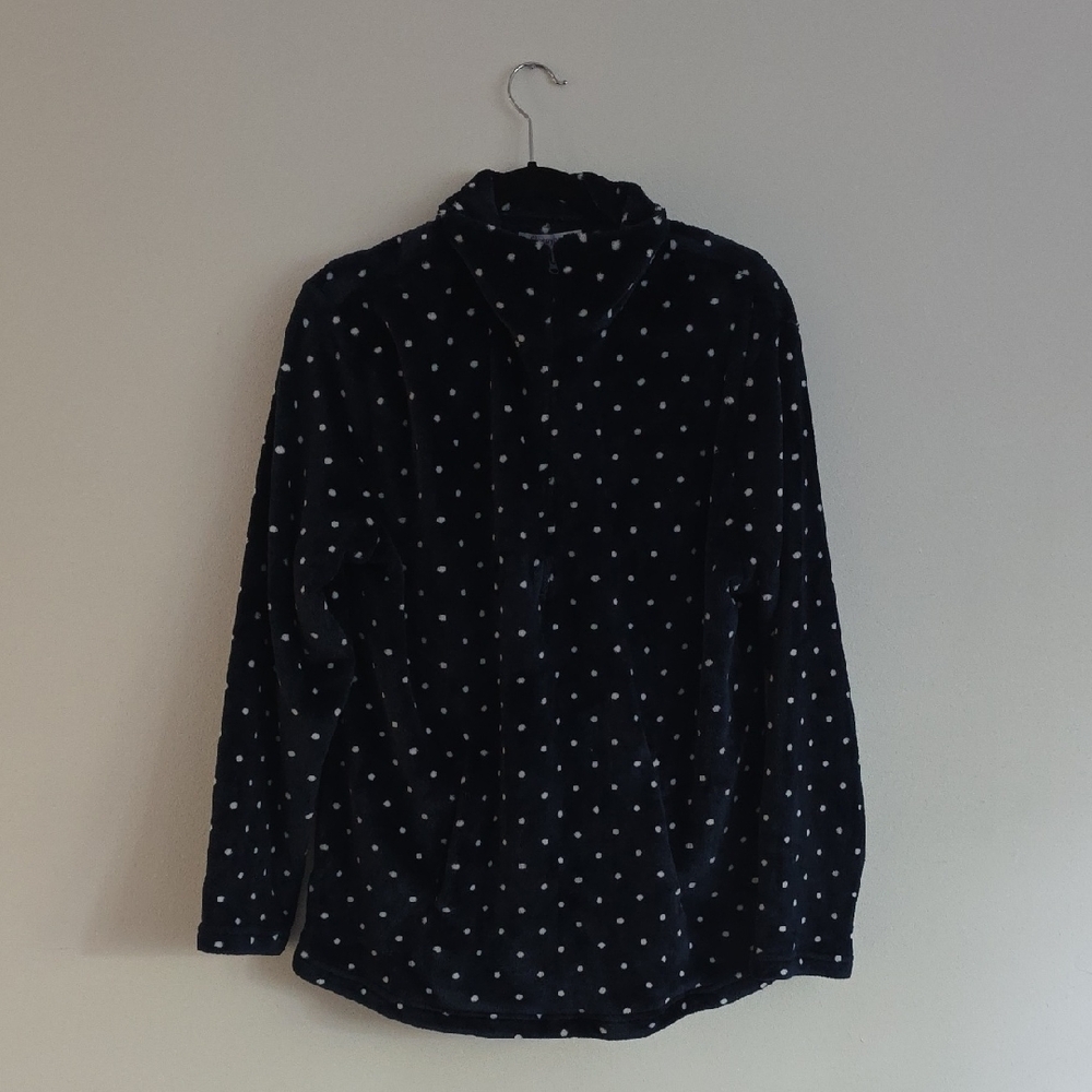 Elegant Black Polka Dot Camisole